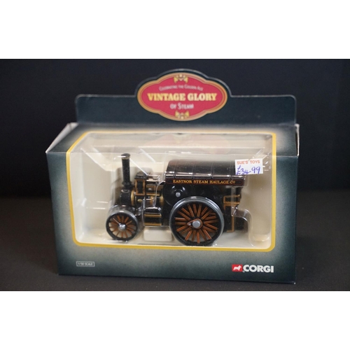 1021 - Collection of six boxed Corgi Vintage Glory Of Steam diecast models to include 80105 Fowler B6 Showm... 