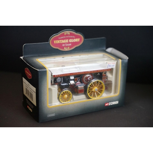 1021 - Collection of six boxed Corgi Vintage Glory Of Steam diecast models to include 80105 Fowler B6 Showm... 