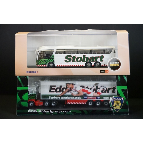 1023 - 13 Boxed 1:76 Atlas Edition Eddie Stobart diecast models H4663 Volvo FH Fridge Trailer, H023 MAN TGX... 