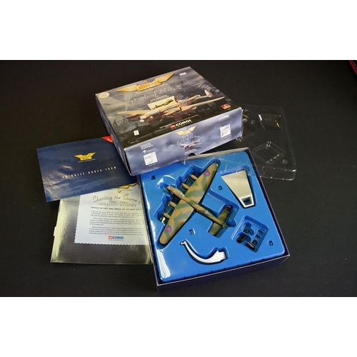 1026 - Collection of seven boxed Corgi diecast model planes to include Aviation Archives featuring 1/72 sca... 