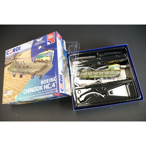 1026 - Collection of seven boxed Corgi diecast model planes to include Aviation Archives featuring 1/72 sca... 