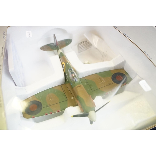 1027 - Collection of five boxed diecast model planes to include 2 x Hobbymaster 1/48 scale models featuring... 