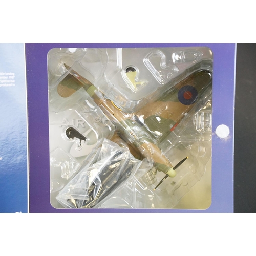 1027 - Collection of five boxed diecast model planes to include 2 x Hobbymaster 1/48 scale models featuring... 