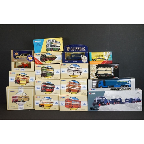 1029 - 17 boxed Corgi diecast models to include 10 x Corgi Classics featuring 97853, 97800, 97829, 97313, 9... 