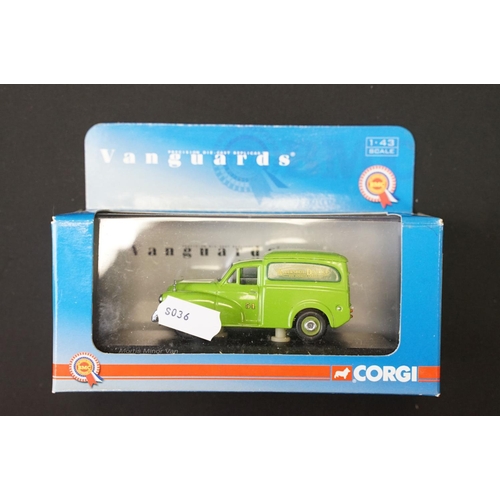 1033 - 17 boxed 1:43 Corgi / Lledo Vanguards diecast models to include VA 01121 Bus Interest Group, VA 1100... 