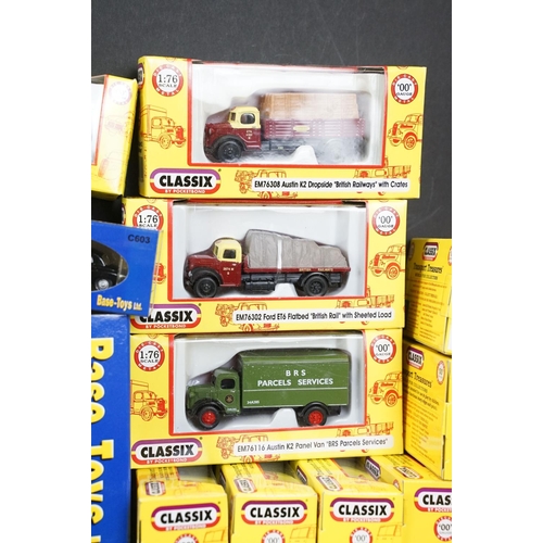 1038 - Collection of 65 boxed / carded diecast models to include 22 x boxed Classix models to include EM763... 