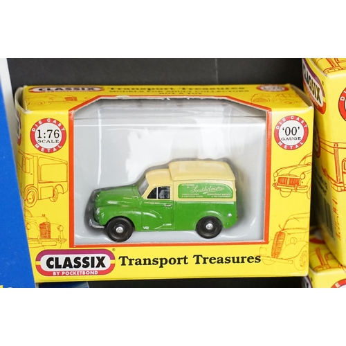 1038 - Collection of 65 boxed / carded diecast models to include 22 x boxed Classix models to include EM763... 