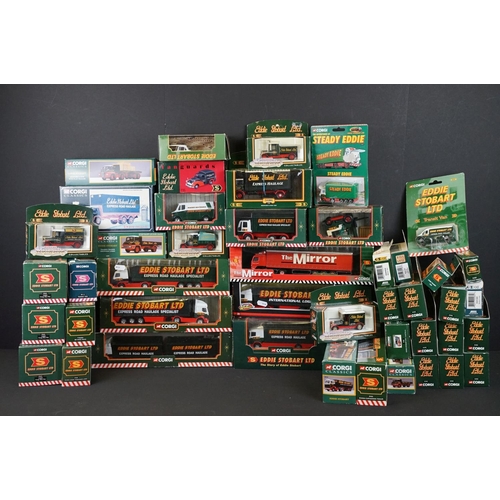 1039 - 43 Boxed Corgi Eddie Stobart diecast models featuring CC68702, 61203, 23101, 59601, 66201, 5901, etc... 