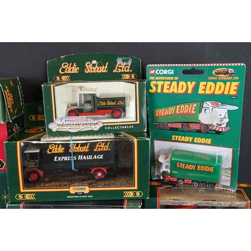 1039 - 43 Boxed Corgi Eddie Stobart diecast models featuring CC68702, 61203, 23101, 59601, 66201, 5901, etc... 