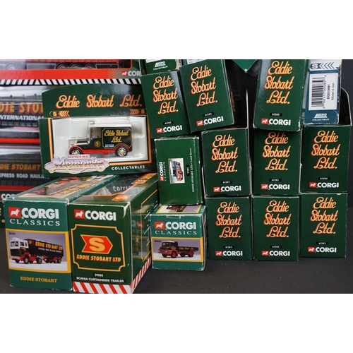 1039 - 43 Boxed Corgi Eddie Stobart diecast models featuring CC68702, 61203, 23101, 59601, 66201, 5901, etc... 