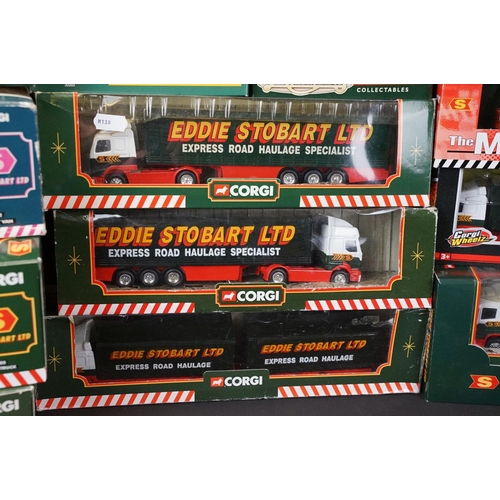 1039 - 43 Boxed Corgi Eddie Stobart diecast models featuring CC68702, 61203, 23101, 59601, 66201, 5901, etc... 