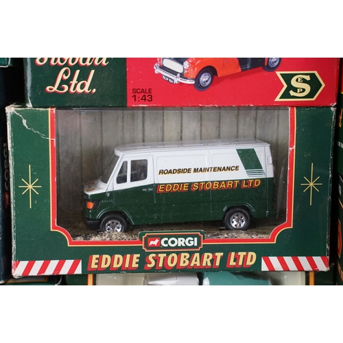 1039 - 43 Boxed Corgi Eddie Stobart diecast models featuring CC68702, 61203, 23101, 59601, 66201, 5901, etc... 