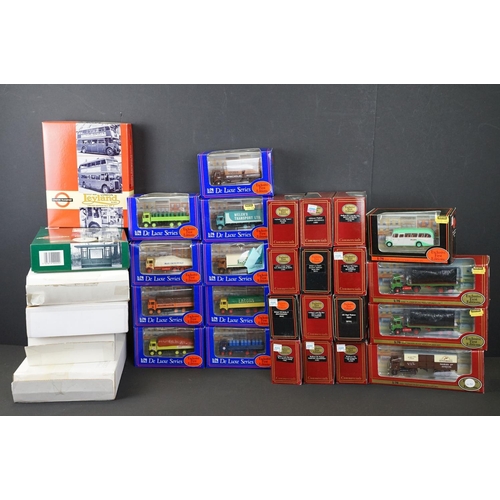 1040 - Collection of 39 Boxed EFE Exclusive First Editions model buses and commercial models to include De ... 