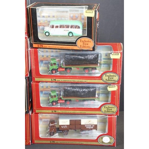 1040 - Collection of 39 Boxed EFE Exclusive First Editions model buses and commercial models to include De ... 