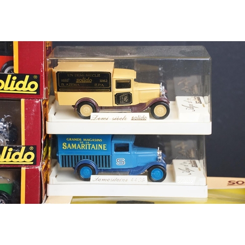 1043 - 20 Boxed / cased Solido Age d'Or diecast models to include 145 Hispano Suiza, 4001 Mercedes, 1162 Hi... 