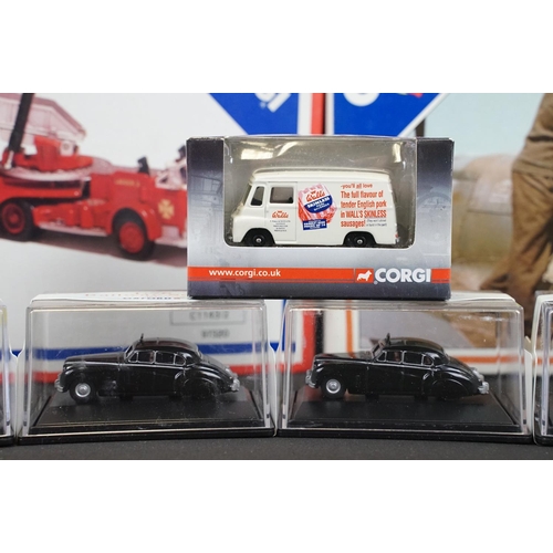 1045 - Collection of 25 boxed / cased diecast models to include Oxford Diecast featuring Commercials and Ra... 