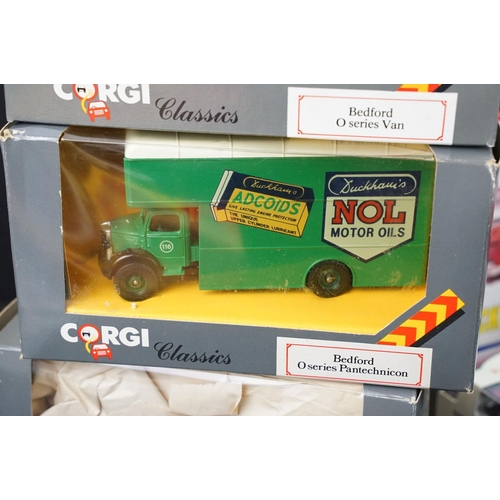 1045 - Collection of 25 boxed / cased diecast models to include Oxford Diecast featuring Commercials and Ra... 