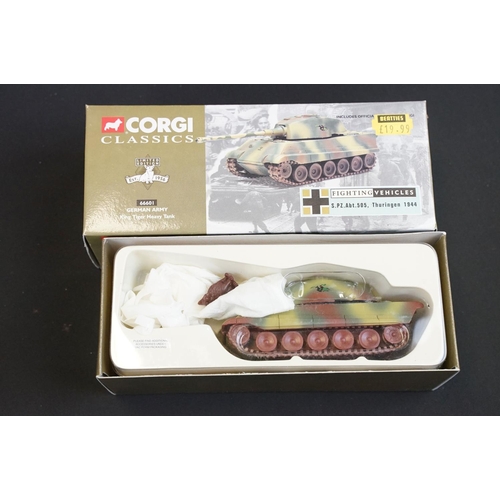 1047 - Collection of seven boxed military diecast models to include Corgi, Falcon Models, Model Power and M... 