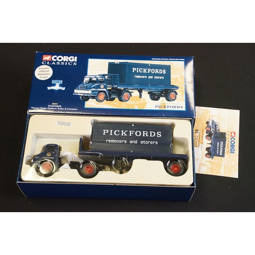 1053 - Collection of eight boxed Corgi Pickfords diecast models to include 16703 Deluxe Edition Scammell Hi... 