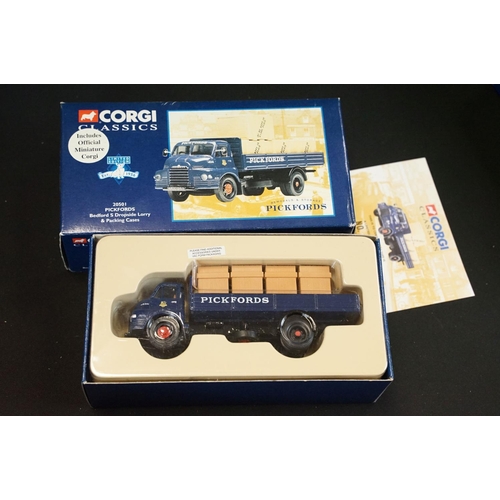 1053 - Collection of eight boxed Corgi Pickfords diecast models to include 16703 Deluxe Edition Scammell Hi... 