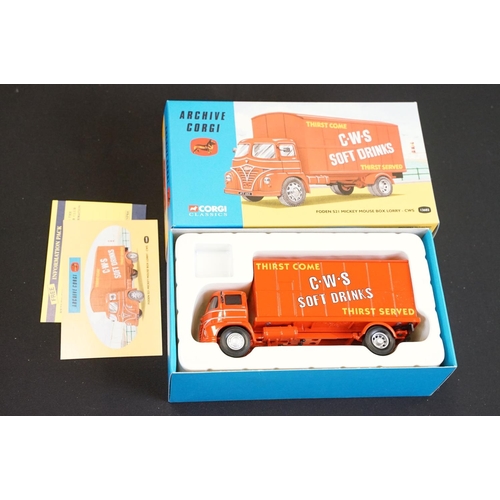 1054 - Collection of 16 boxed Corgi diecast models to include 09002 Dad's Army Thornycroft Van, 40301 Origi... 