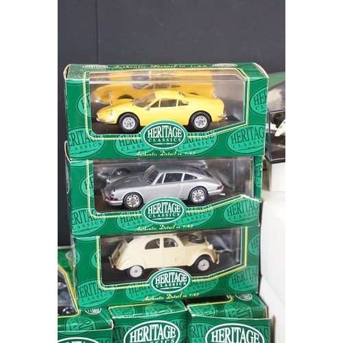 1055 - 27 Boxed/cased Heritage diecast models to include 14 x Heritage Classics, 5 x Heritage Racing and 8 ... 