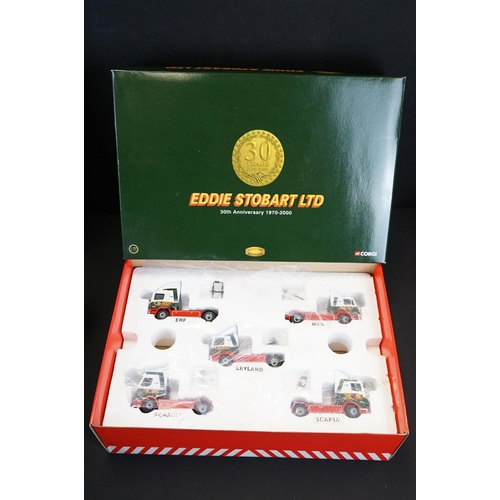 1057 - 10 boxed Corgi Eddie Stobart related haulage diecast models to include ltd edn 30th Anniversary 1970... 