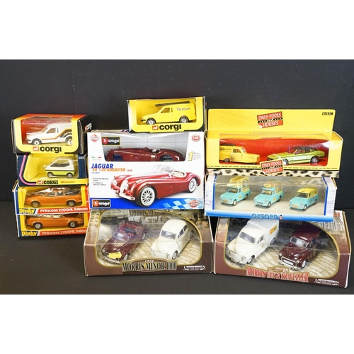 1058 - Nine boxed diecast models to include Corgi CC99111 Only Fools and Horses, Corgi 496 Ford Escort, Cor... 