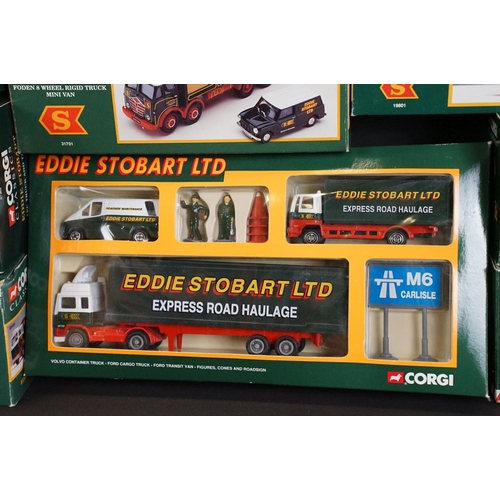 1059 - Collection of 27 boxed Eddie Stobart related haulage diecast models to include mainly Corgi examples... 