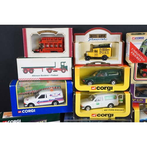 1061 - 26 Boxed diecast models featuring Corgi, ERTL, Matchbox, Oxford Diecast, etc plus 16 unboxed example... 