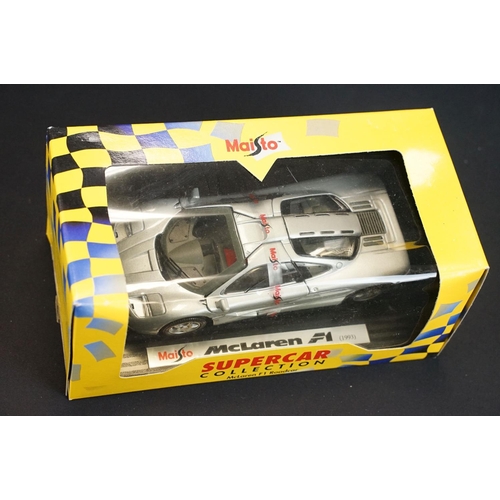 1066 - Collection of six boxed 1/18 and 1/24 scale diecast models to include 4 x 1/24 scale models featurin... 