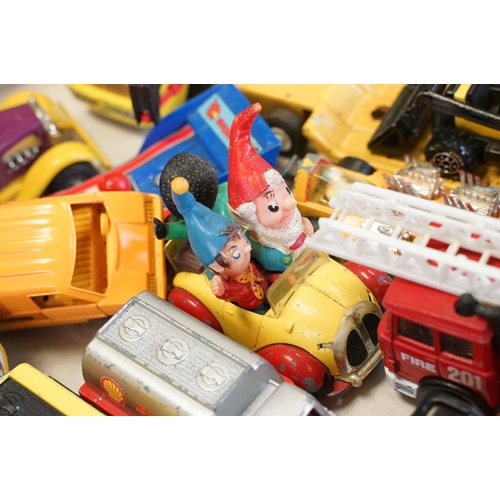 1067 - Collection of over 150 play worn diecast models to include Dinky, Corgi, Matchbox, Tonka, etc (3 box... 