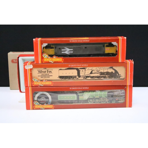 181 - Four boxed Hornby OO gauge locomotives to include R398 LNER Class A1 Loco Flying Scotsman, R099 LNER... 