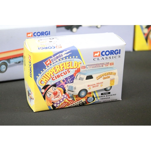 1068 - Collection of 12 boxed Corgi Chipperfield Circus diecast models to include 97886, 97896, 96905, 9788... 