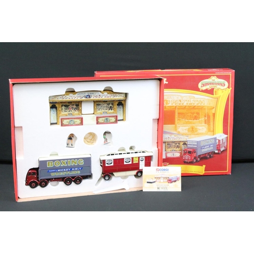 1069 - Collection of eight Corgi ltd edn Fairground Attractions, The Showmans Range and Chipperfield Circus... 