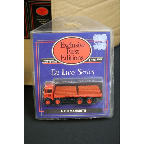 1075 - 54 boxed EFE Exclusive First Editions model buses to include De Luxe Series, Anniversary Model, etc,... 