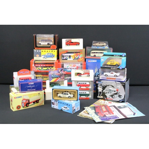 1076 - Collection of 26 boxed / cased diecast models to include 6 x Corgi KMB Oriental & Far East decal mod... 