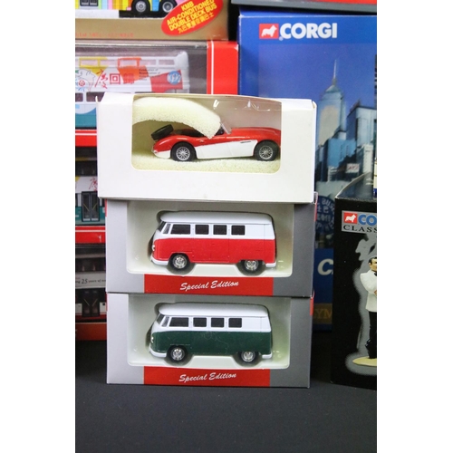 1076 - Collection of 26 boxed / cased diecast models to include 6 x Corgi KMB Oriental & Far East decal mod... 