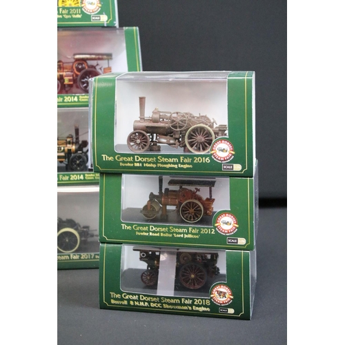 1077 - Collection of 23 boxed / cased 1/76 scale Oxford Diecast The Great Dorset Steam Fair models spanning... 