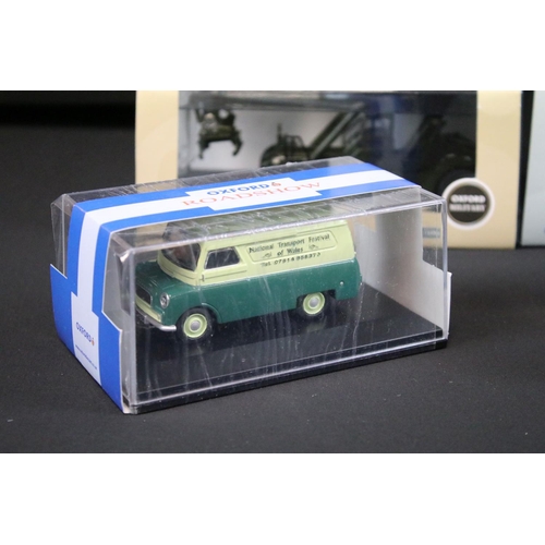 1085 - Collection of 20 boxed / cased 1/76 scale Oxford Diecast models to include Oxford Commercials, Oxfor... 