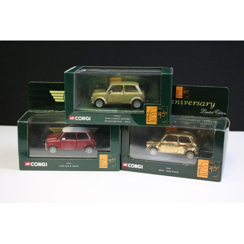 1086 - Nine boxed ltd edn Corgi Mini diecast models to include 7 x ltd edn 40th Anniversary Mini diecast mo... 