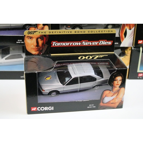 1087 - Collection of 12 boxed Corgi James Bond 007 diecast models to include 04701 For Your Eyes Only Lotus... 