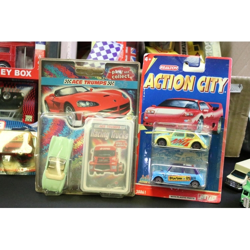 1091 - 100 Boxed diecast models to include Autocraft, Welly, Heller, Matchbox, Automax, Majorette, etc, alo... 