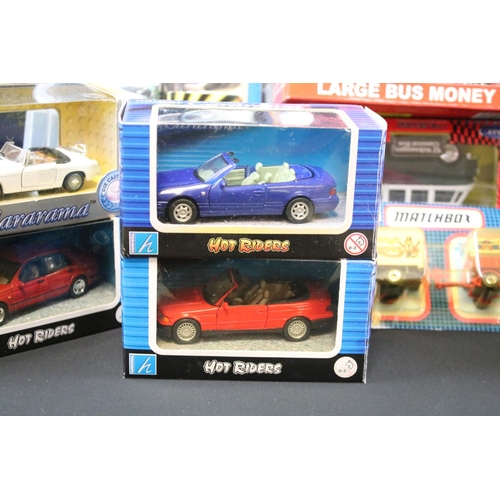 1091 - 100 Boxed diecast models to include Autocraft, Welly, Heller, Matchbox, Automax, Majorette, etc, alo... 