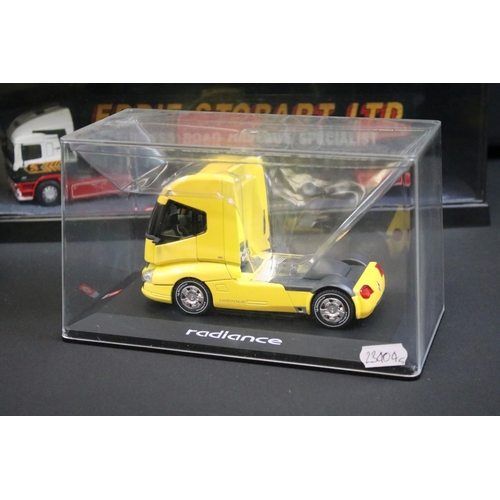 1105 - Six boxed / cased Corgi Modern Trucks 1/50 scale diecast haulage models to include 2 x 75201 Eddie S... 