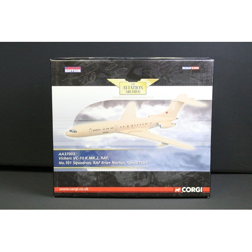 1110 - Two boxed 1/144 scale ltd edn Corgi Aviation Archive diecast models to include AA37001 Vickers VC-10... 