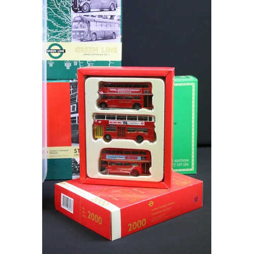 1113 - Collection of 15 boxed EFE Exclusive First Editions ltd edn London Transport Museum bus sets to incl... 