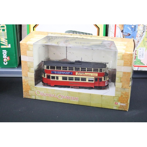 1120 - Collection of 22 boxed Corgi diecast models to include OM40501 Original Omnibus, Transport Of The Ea... 