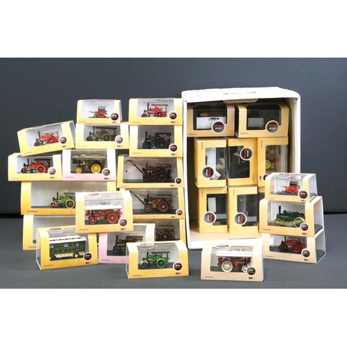 1124 - Collection of 36 boxed / cased 1/76 scale Oxford Diecast Showtime models, all diecast ex, boxes / ca... 