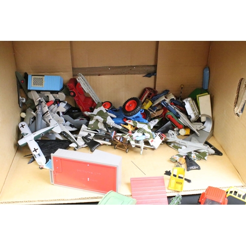 1170 - Collection of various playworn diecast models to include Dinky, Triang Minic Toys, Matchbox, Corgi, ... 